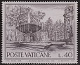 Vatican City State 1975 Architecture 40 Liras Marron Scott 574